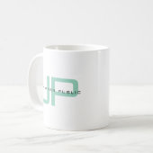 Mug Elegant Simple Template Custom Name Monogram (Devant gauche)