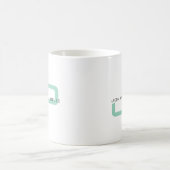 Mug Elegant Simple Template Custom Name Monogram (Centre)