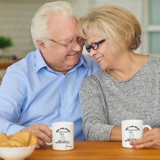 Mug Élégant son et son véritable amour ne devient jama