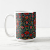 Mug Élégant style de coeur victorien Valentines Day (Gauche)