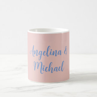 Mug Élégant stylish tendance Unique Noms Calligraphie