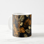 Mug Élégant tigre noir en cuivre (Devant gauche)