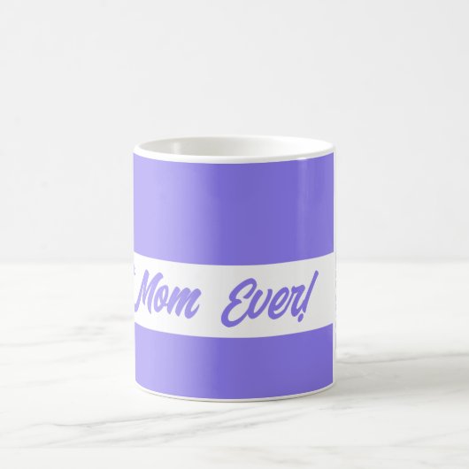 Mug Élégant violet meilleure maman jamais (Centre)