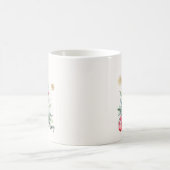 Mug Elegant Watercolor Botanical Snowflake Christmas (Centre)