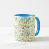 Mug Élégant William Morris Renaissance Floral (Devant droit)