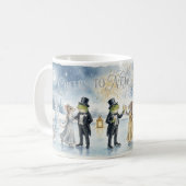 Mug “Elegant Winter Celebration – Champagne Toast Holi (Devant gauche)