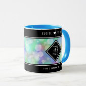 Mug Élégante 43ème anniversaire du Mariage Opal (Devant droit)