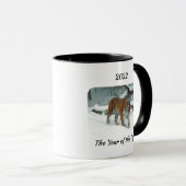 Mug Élégante année 2022 du Tigre (Devant droit)
