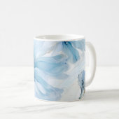 Mug Elégante aquarelle à fleurs florales d'Aquarelle (Devant droit)