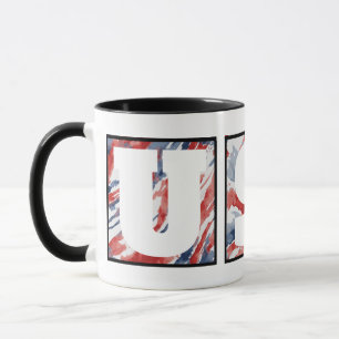 Mug Elégante aquarelle Abstraite "USA"