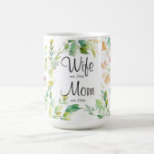 Mug Elégante aquarelle botanique fleurs sauvages Best (Centre)