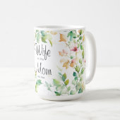 Mug Elégante aquarelle botanique fleurs sauvages Best (Devant droit)
