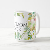 Mug Elégante aquarelle botanique fleurs sauvages Meill (Devant droit)