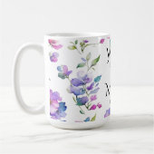 Mug Elégante aquarelle fleurie fleur sauvage maman épo (Gauche)