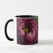 Mug Elégante aquarelle florale rose foncé (Gauche)