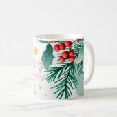 Mug Elégante aquarelle Joyeux Noël (Devant droit)