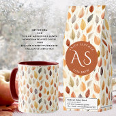 Mug Elégante aquarelle moderne laisse tomber Café