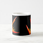 Mug Elégante, belle, Fleur Oiseau du Paradis (Centre)