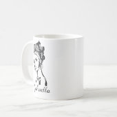 Mug Élégante Black Ethnic Black African Woman (Devant gauche)