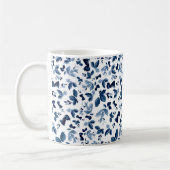 Mug Elégante boue d'aquarelle florale (Gauche)