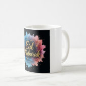 Mug Élégante calligraphie de l'Aïd d'or Moubarak (Devant droit)