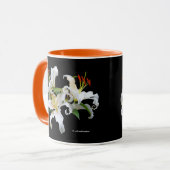 Mug Elégante Casablanca White Oriental Lilies (Devant gauche)