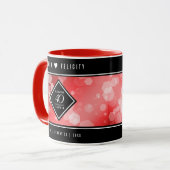 Mug Élégante célébration du 40e anniversaire du Mariag (Devant gauche)