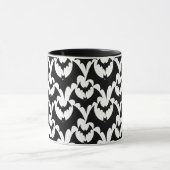 Mug Élégante chauves-souris noires Motif gothique d'Ha (Centre)