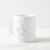 Mug Élégante Citation Chaleur Inspiration Lafy Wreath (Devant gauche)