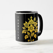 Mug Elégante Collection Florale Luxe Populaire (Devant droit)