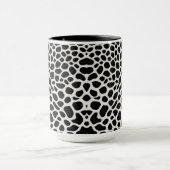 Mug Elégante collection populaire de luxe Leopard blan (Centre)