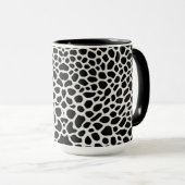 Mug Elégante collection populaire de luxe Leopard blan (Devant droit)