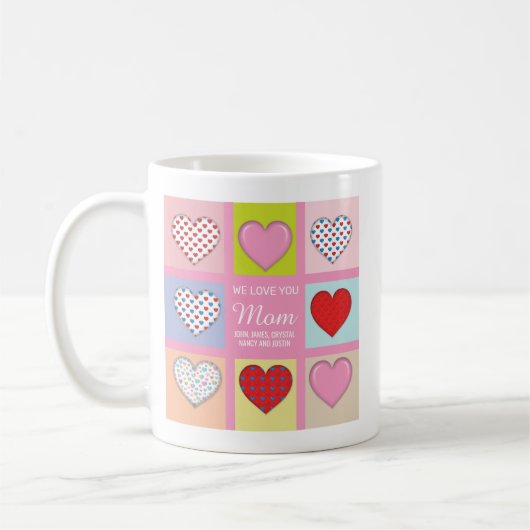 Mug Elégante conception de la fête des mères (Gauche)