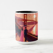 Mug Élégante Coupe Couple Anniversaire (Centre)