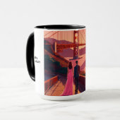 Mug Élégante Coupe Couple Anniversaire (Devant gauche)