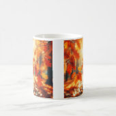 Mug Elégante Coupe de Conception Feuille (Centre)