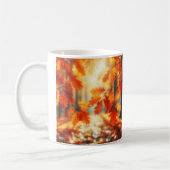 Mug Elégante Coupe de Conception Feuille (Gauche)