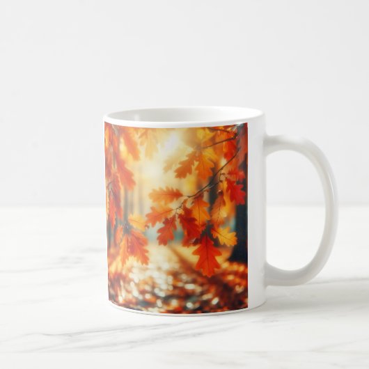 Mug Elégante Coupe de Conception Feuille (Droite)