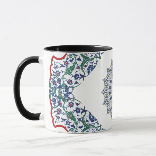 Mug Elégante décoration orientale bleu perse (Gauche)
