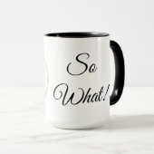 Mug Elégante et moderne aquarelle Florale 60e annivers (Devant droit)