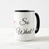 Mug Élégante et moderne Rouge Floral 60e anniversaire  (Devant droit)