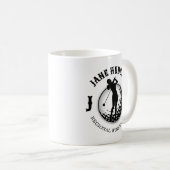 Mug Elégante femme Golf Monogramme Design (Devant droit)