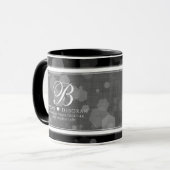 Mug Élégante fête du 4e anniversaire du Mariage de lin (Devant gauche)