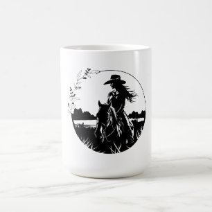 Mug Élégante fille de cheval moderne Western Equestria