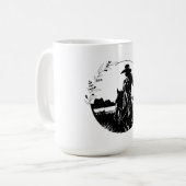 Mug Élégante fille de cheval moderne Western Equestria (Devant gauche)