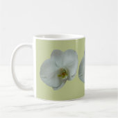 Mug Élégante floraison d'orchidées blanches (Gauche)