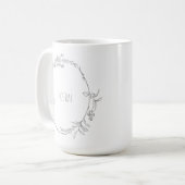Mug Elegante Hoera je deviens ton annonce Tante Mok (Devant gauche)