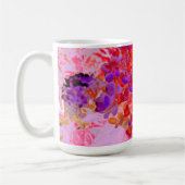 Mug Élégante Hydrangea Limelight Violette et Orange (Gauche)