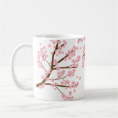 Mug Elégante jolie floraison de cerisier sakura callig (Gauche)