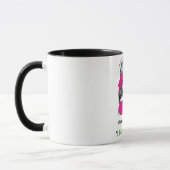 Mug Élégante jusqu'à... Drôle de moto (Gauche)